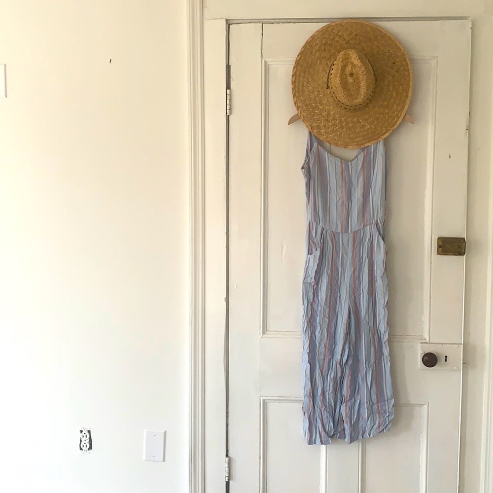 Striped jumpsuit